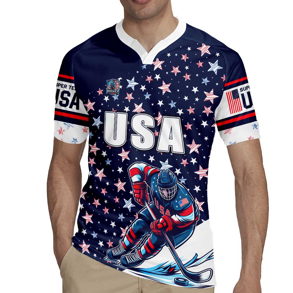 USA Hockey Rugby Jersey Summer Paris 2024 - Wonder Print Shop