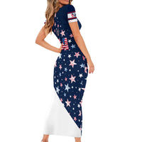 USA Hockey Short Sleeve Bodycon Dress Summer Paris 2024 - Wonder Print Shop