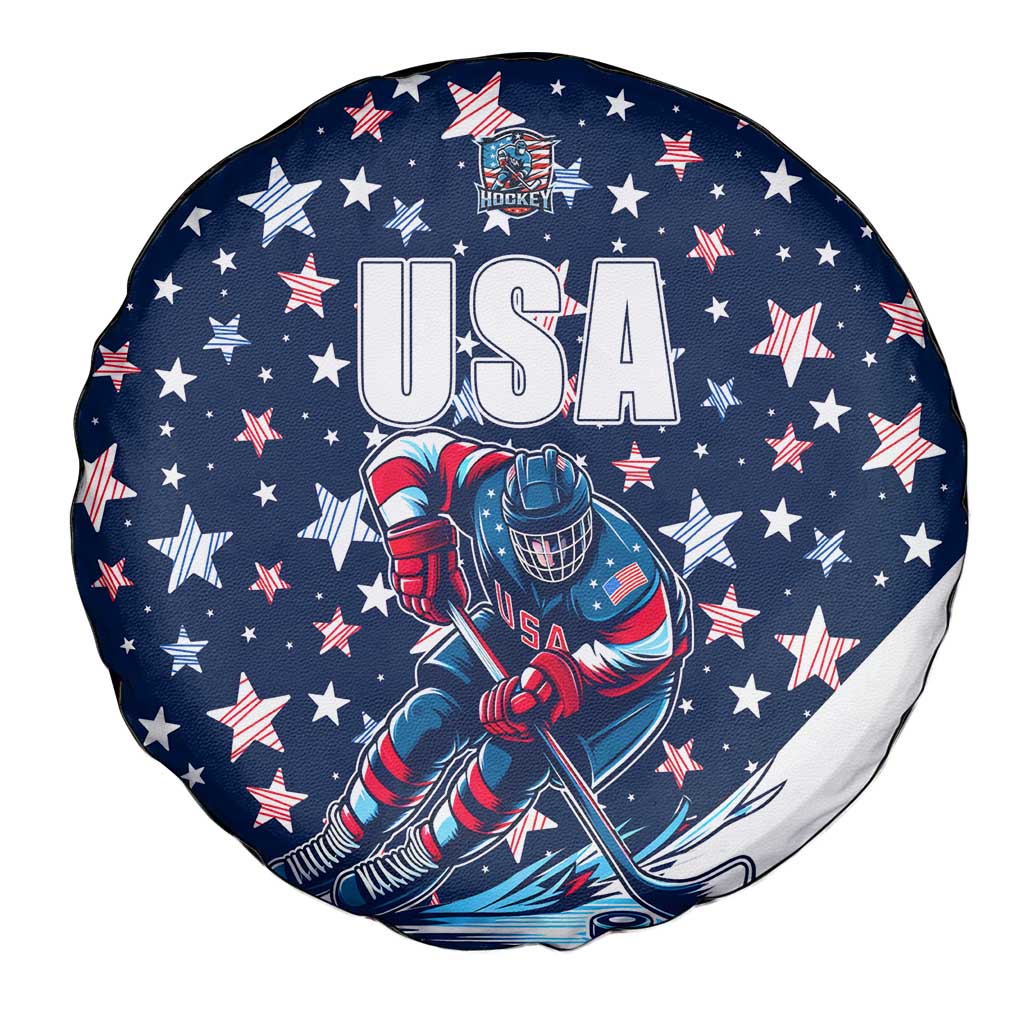 USA Hockey Spare Tire Cover Summer Paris 2024 - Wonder Print Shop