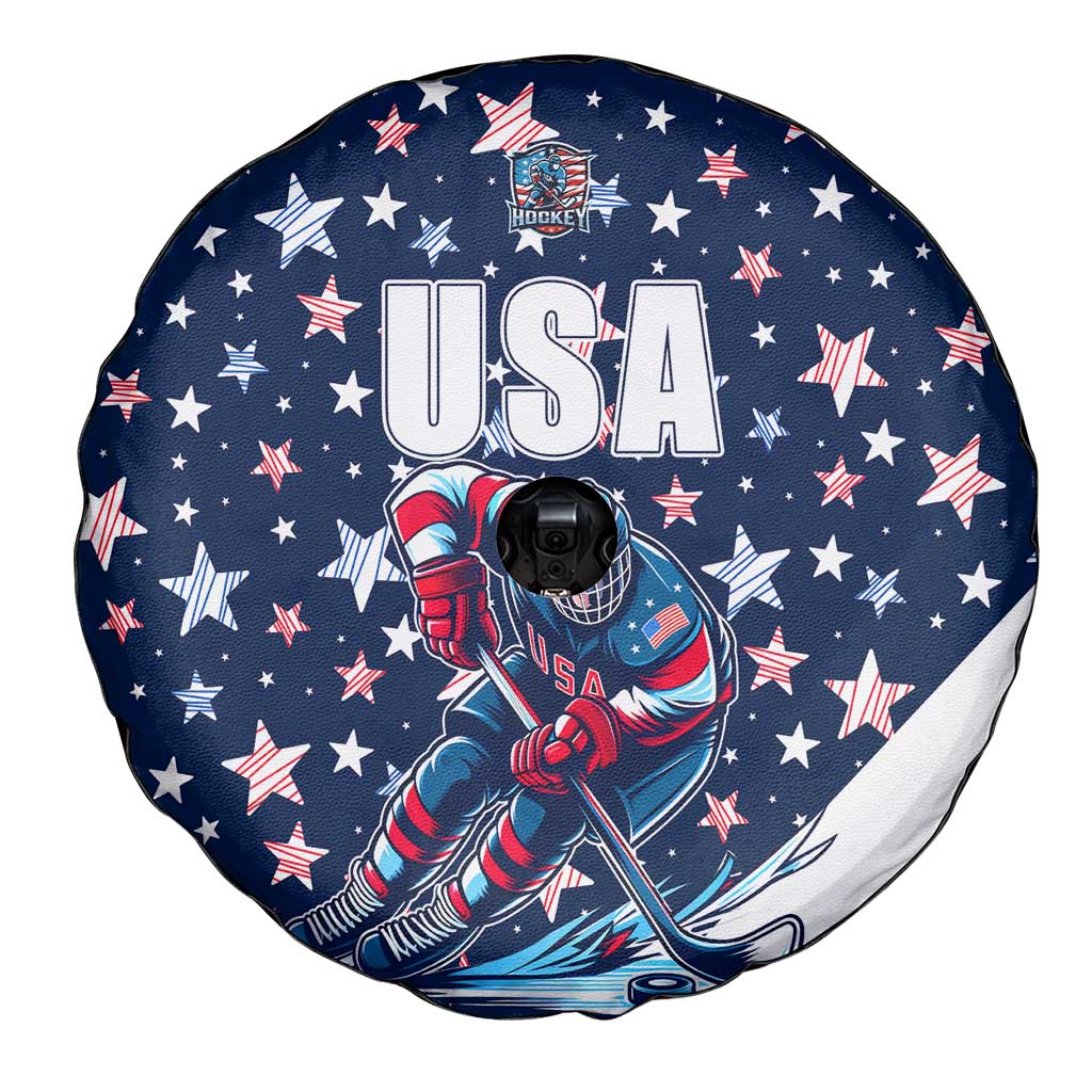 USA Hockey Spare Tire Cover Summer Paris 2024 - Wonder Print Shop