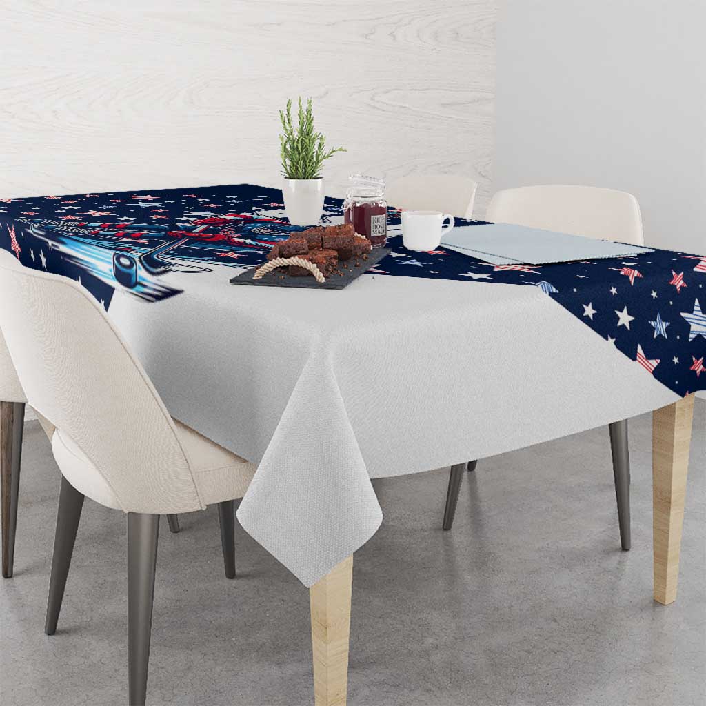 USA Hockey Tablecloth Summer Paris 2024 - Wonder Print Shop