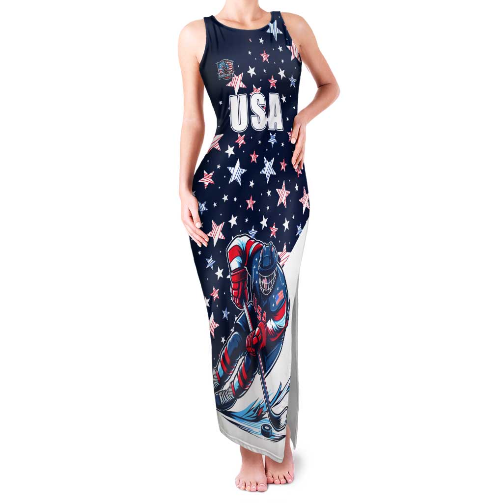 USA Hockey Tank Maxi Dress Summer Paris 2024 - Wonder Print Shop