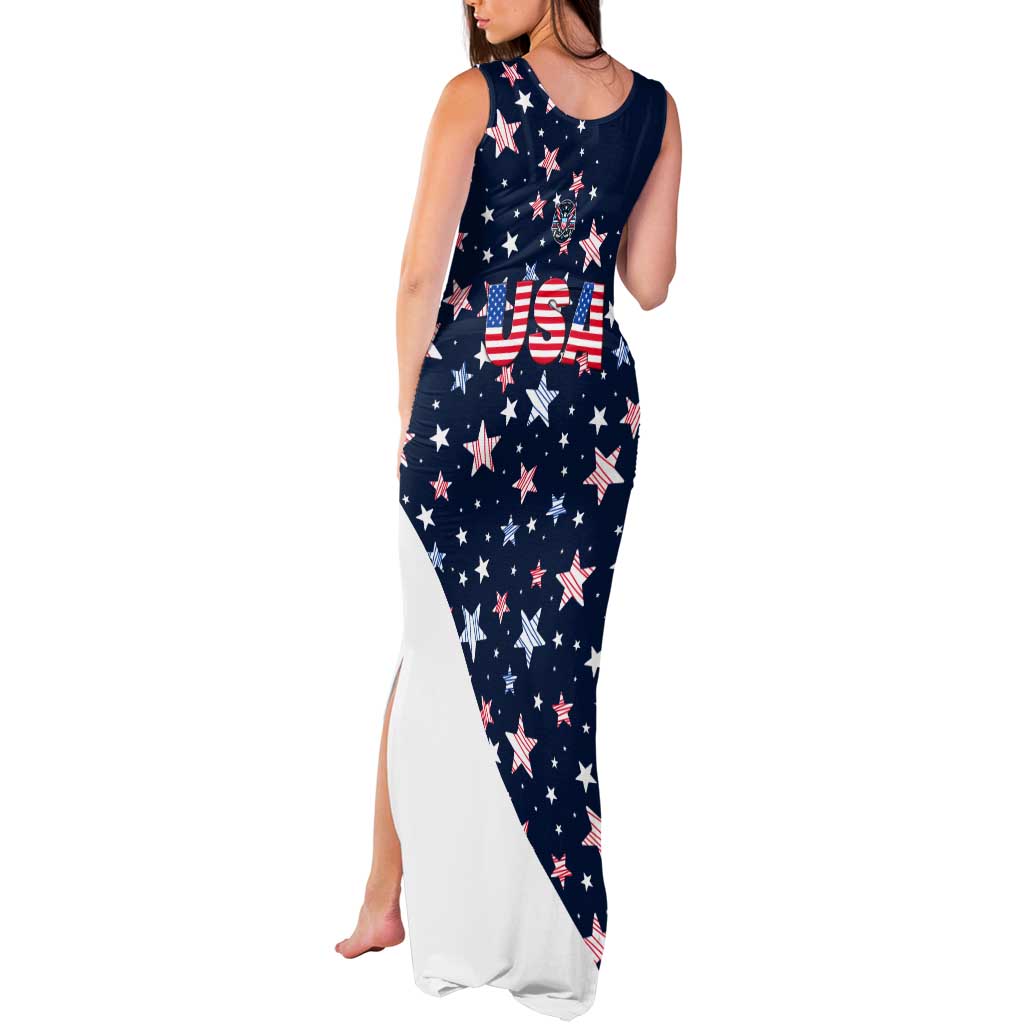 USA Hockey Tank Maxi Dress Summer Paris 2024 - Wonder Print Shop