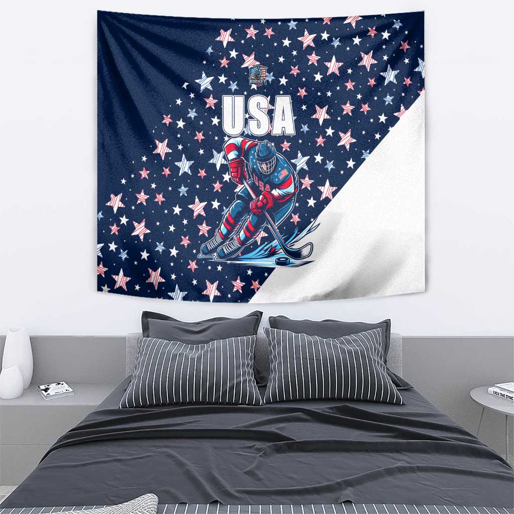 USA Hockey Tapestry Summer Paris 2024 - Wonder Print Shop