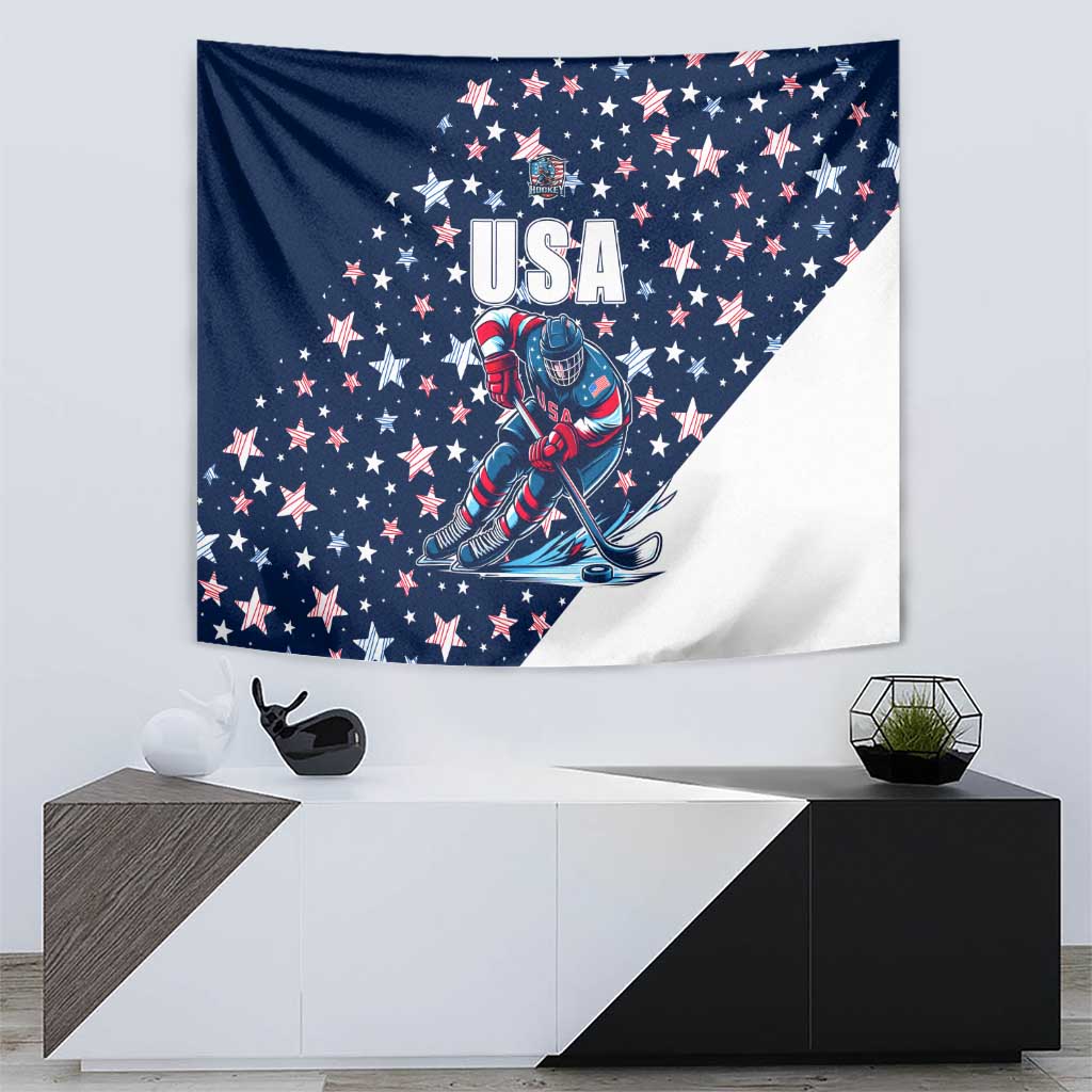 USA Hockey Tapestry Summer Paris 2024 - Wonder Print Shop