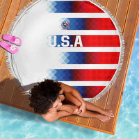USA Soccer Beach Blanket Summer Paris 2024 - Wonder Print Shop