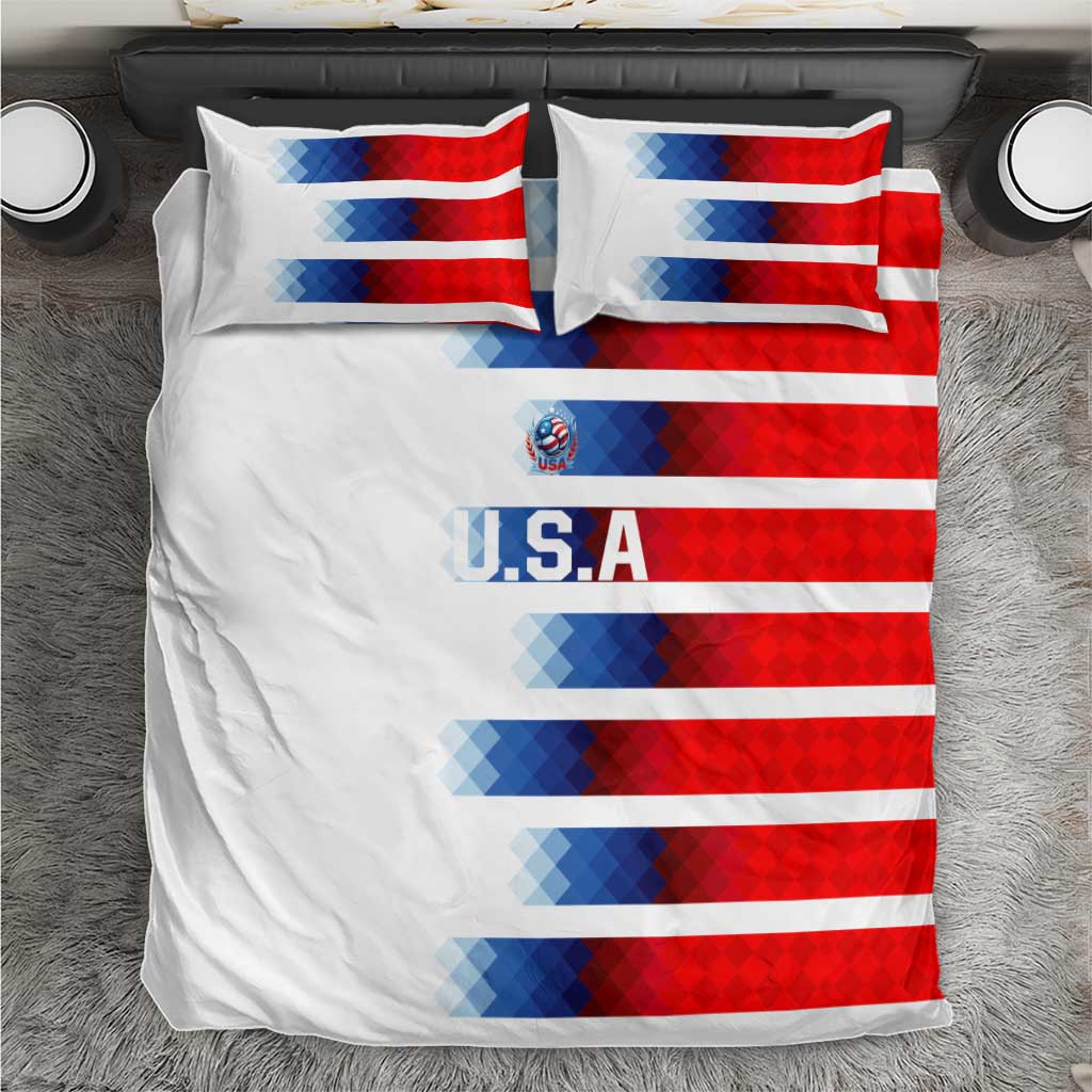 USA Soccer Bedding Set Summer Paris 2024 - Wonder Print Shop