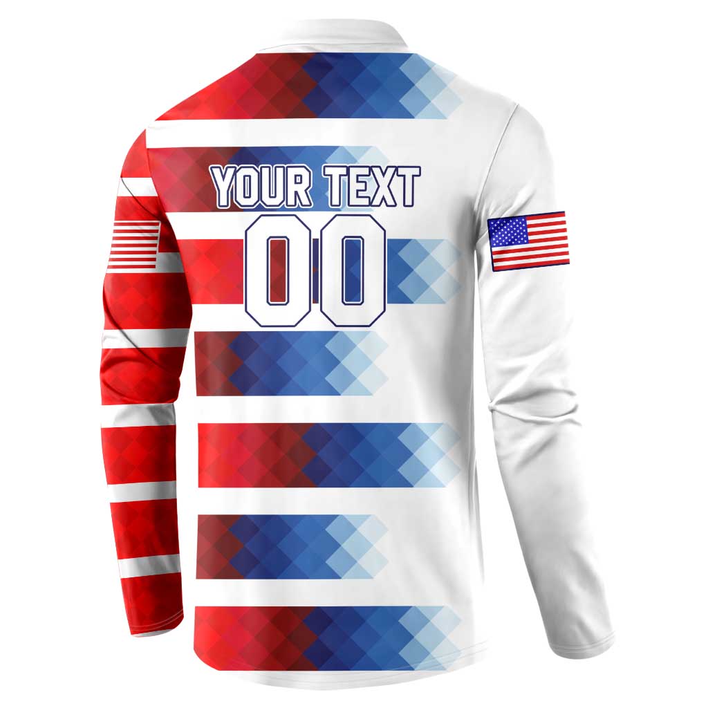 USA Soccer Button Sweatshirt Summer Paris 2024 - Wonder Print Shop