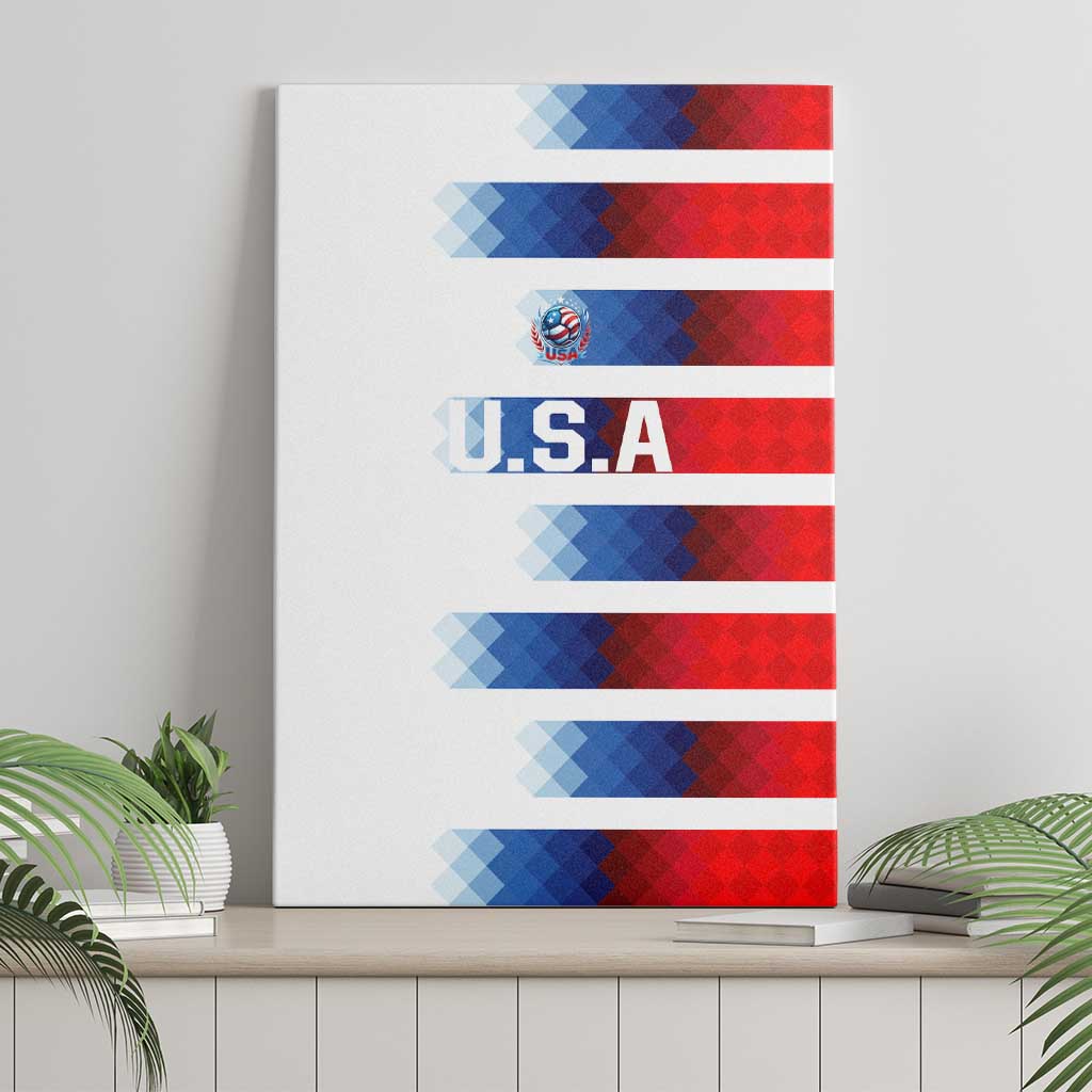 USA Soccer Canvas Wall Art Summer Paris 2024 - Wonder Print Shop