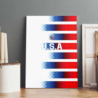 USA Soccer Canvas Wall Art Summer Paris 2024 - Wonder Print Shop