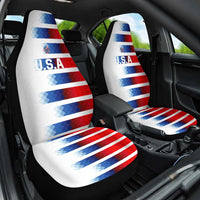 USA Soccer Car Seat Cover Summer Paris 2024 - Wonder Print Shop