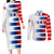 USA Soccer Couples Matching Long Sleeve Bodycon Dress and Long Sleeve Button Shirt Summer Paris 2024 - Wonder Print Shop