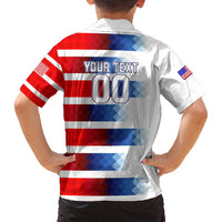 USA Soccer Family Matching Long Sleeve Bodycon Dress and Hawaiian Shirt Summer Paris 2024 - Wonder Print Shop