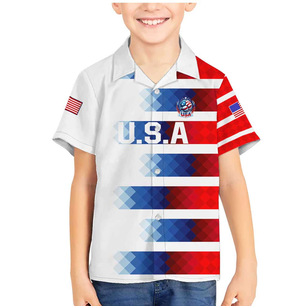 USA Soccer Family Matching Mermaid Dress and Hawaiian Shirt Summer Paris 2024 - Wonder Print Shop