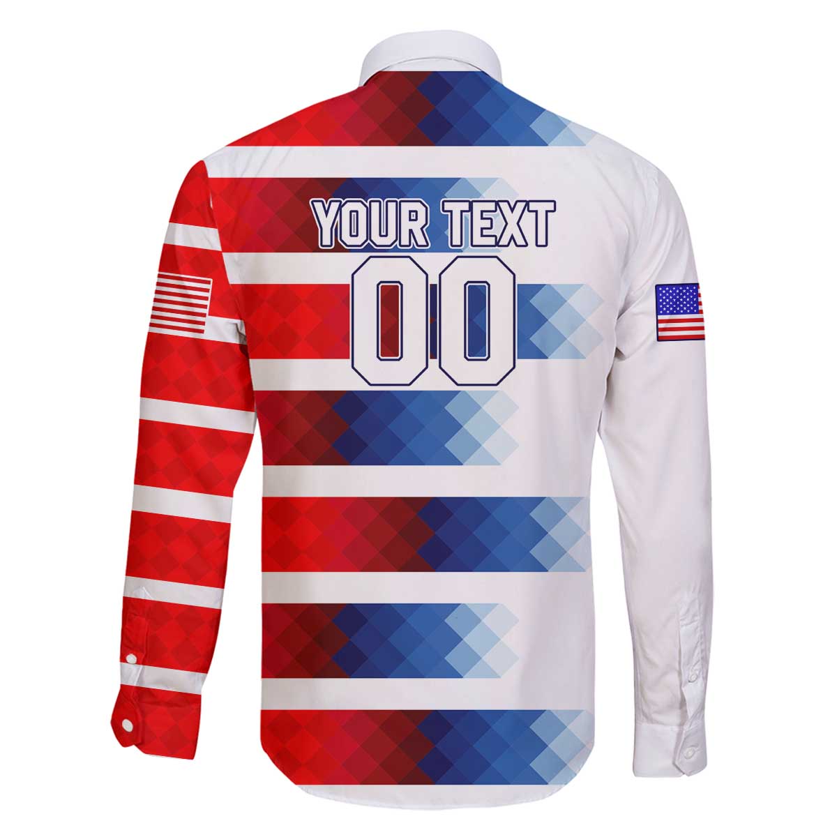 USA Soccer Family Matching Off The Shoulder Long Sleeve Dress and Hawaiian Shirt Summer Paris 2024 - Wonder Print Shop