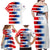 USA Soccer Family Matching Off Shoulder Maxi Dress and Hawaiian Shirt Summer Paris 2024 - Wonder Print Shop