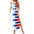 USA Soccer Family Matching Summer Maxi Dress and Hawaiian Shirt Summer Paris 2024 - Wonder Print Shop