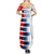 USA Soccer Family Matching Summer Maxi Dress and Hawaiian Shirt Summer Paris 2024 - Wonder Print Shop