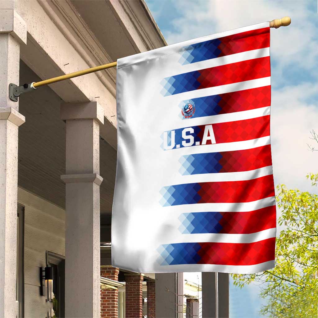 USA Soccer Garden Flag Summer Paris 2024 - Wonder Print Shop