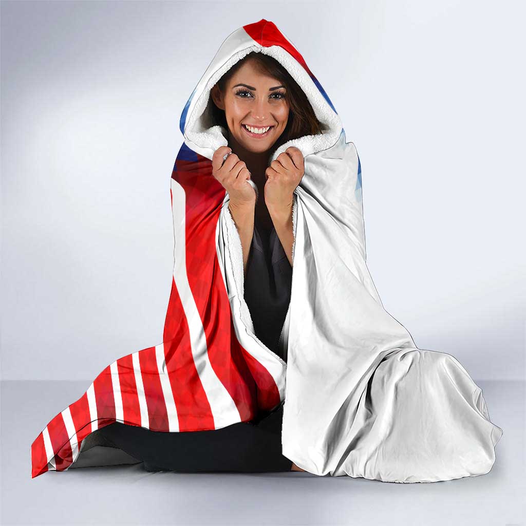 USA Soccer Hooded Blanket Summer Paris 2024