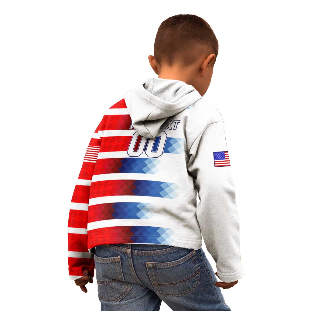 USA Soccer Kid Hoodie Summer Paris 2024 - Wonder Print Shop