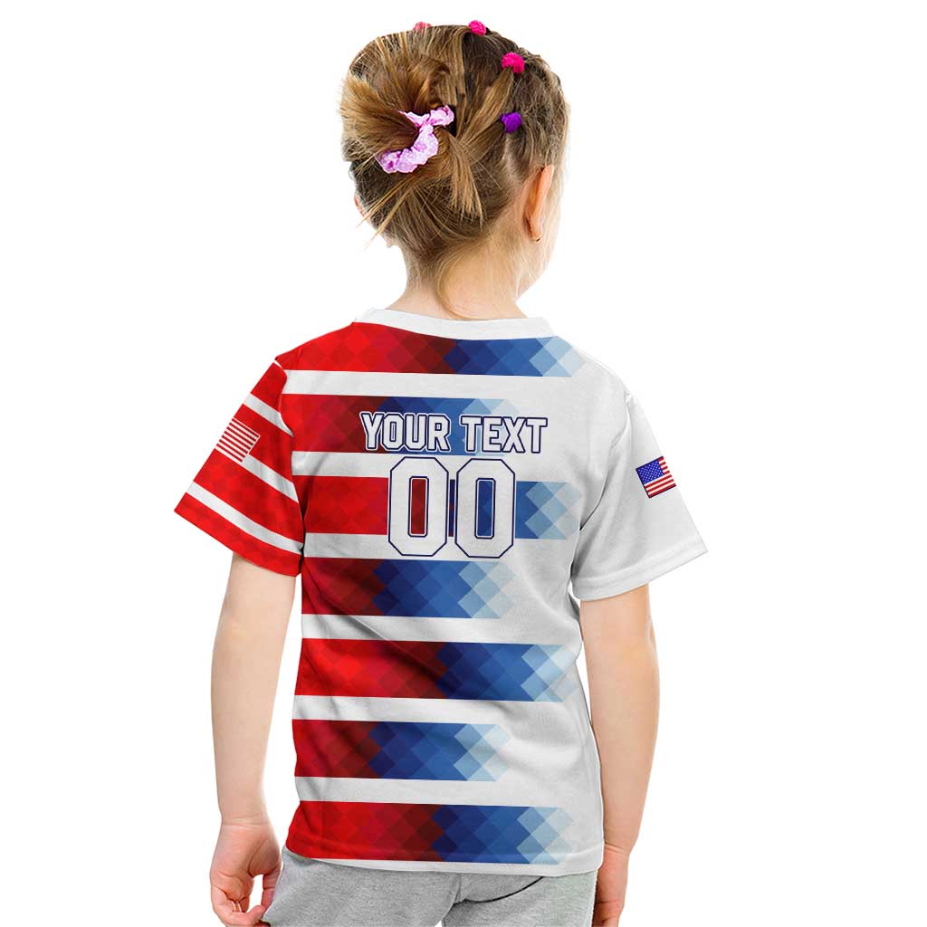 USA Soccer Kid T Shirt Summer Paris 2024 - Wonder Print Shop