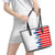 USA Soccer Leather Tote Bag Summer Paris 2024 - Wonder Print Shop