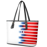 USA Soccer Leather Tote Bag Summer Paris 2024 - Wonder Print Shop