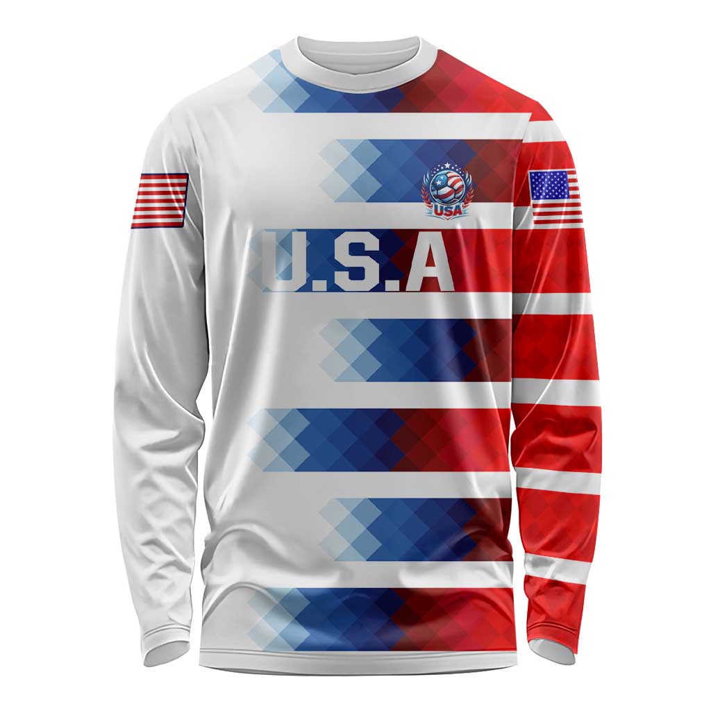 USA Soccer Long Sleeve Shirt Summer Paris 2024 - Wonder Print Shop