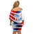 USA Soccer Off Shoulder Short Dress Summer Paris 2024 - Wonder Print Shop
