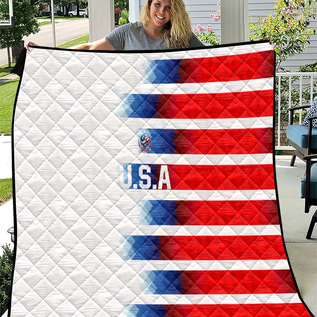 USA Soccer Quilt Summer Paris 2024 - Wonder Print Shop
