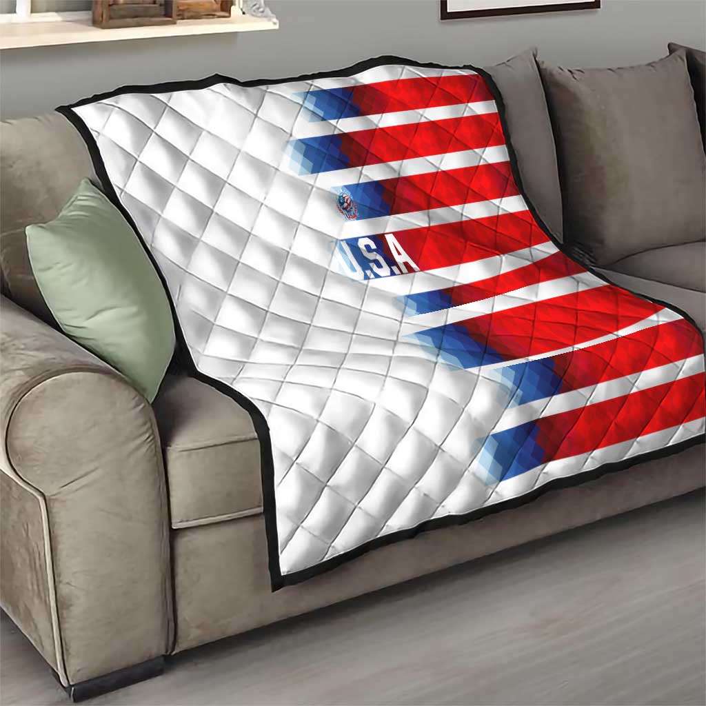 USA Soccer Quilt Summer Paris 2024 - Wonder Print Shop