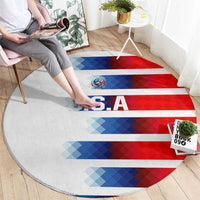 USA Soccer Round Carpet Summer Paris 2024