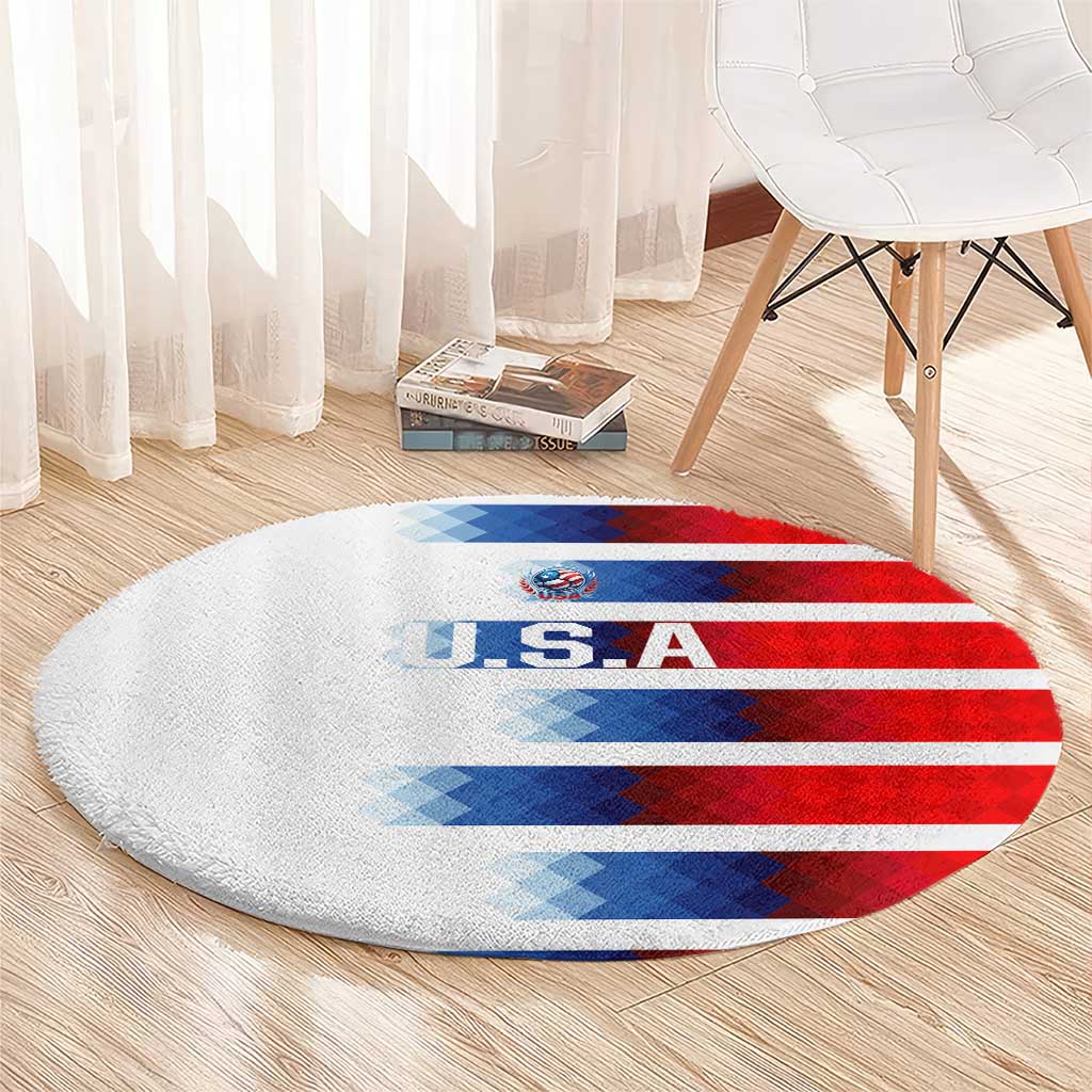 USA Soccer Round Carpet Summer Paris 2024