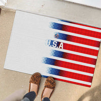USA Soccer Rubber Doormat Summer Paris 2024 - Wonder Print Shop