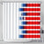 USA Soccer Shower Curtain Summer Paris 2024