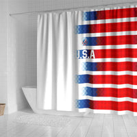 USA Soccer Shower Curtain Summer Paris 2024