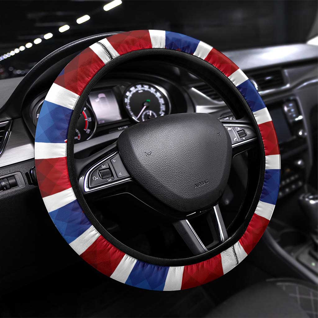 USA Soccer Steering Wheel Cover Summer Paris 2024 - Wonder Print Shop
