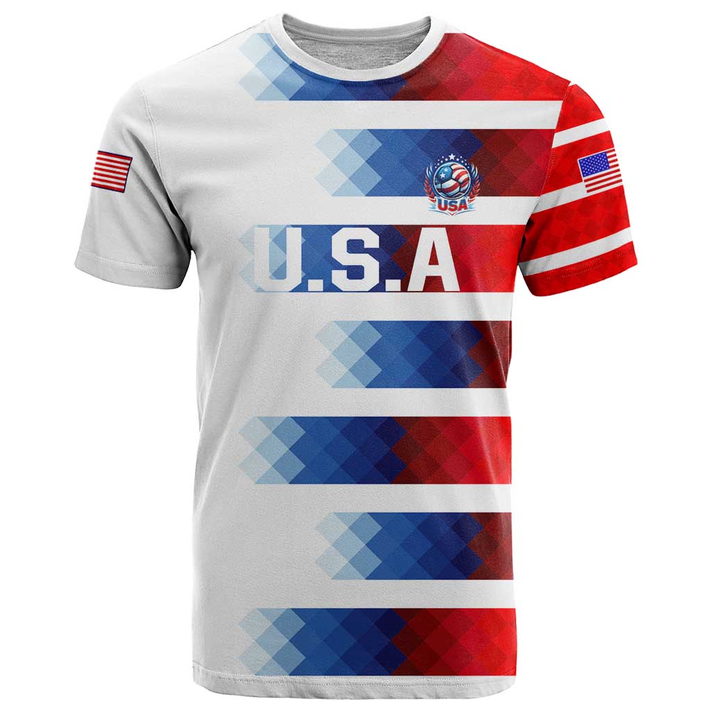 USA Soccer T Shirt Summer Paris 2024 - Wonder Print Shop