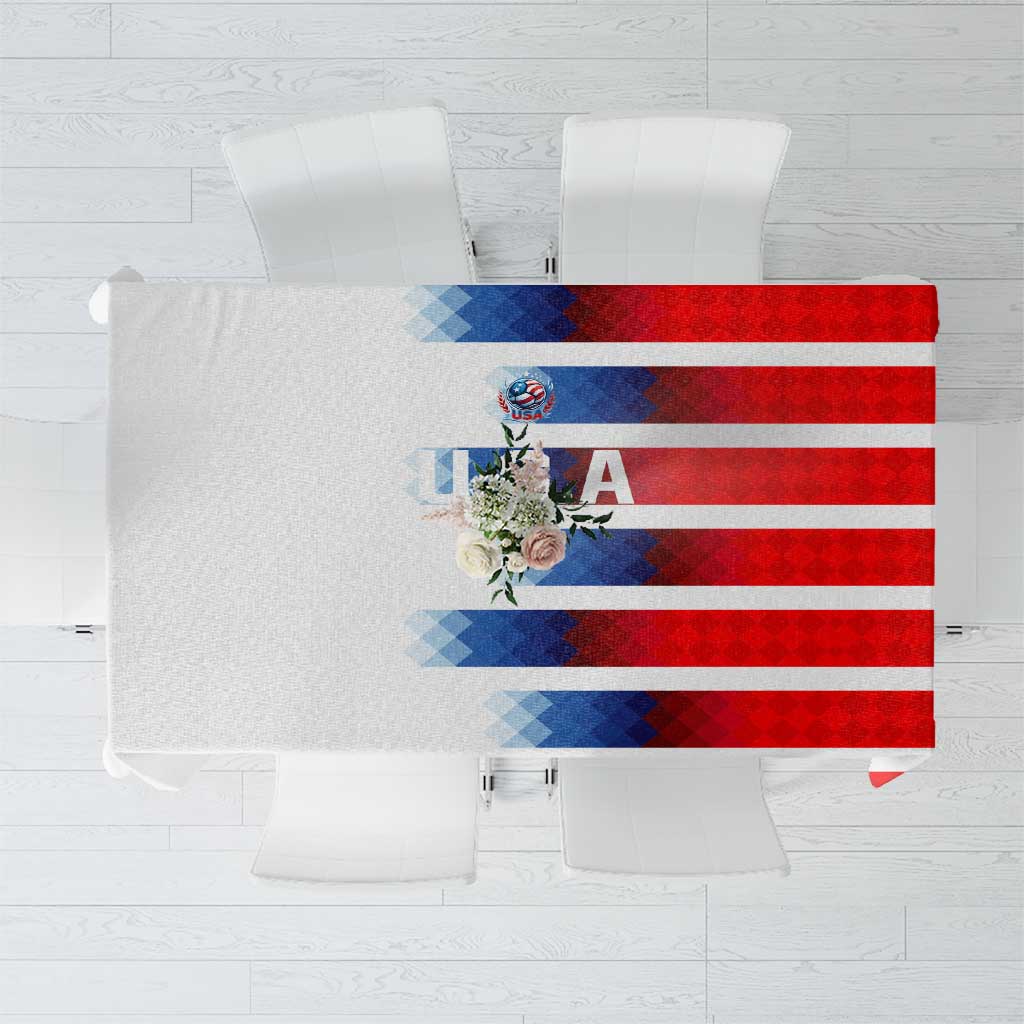 USA Soccer Tablecloth Summer Paris 2024 - Wonder Print Shop