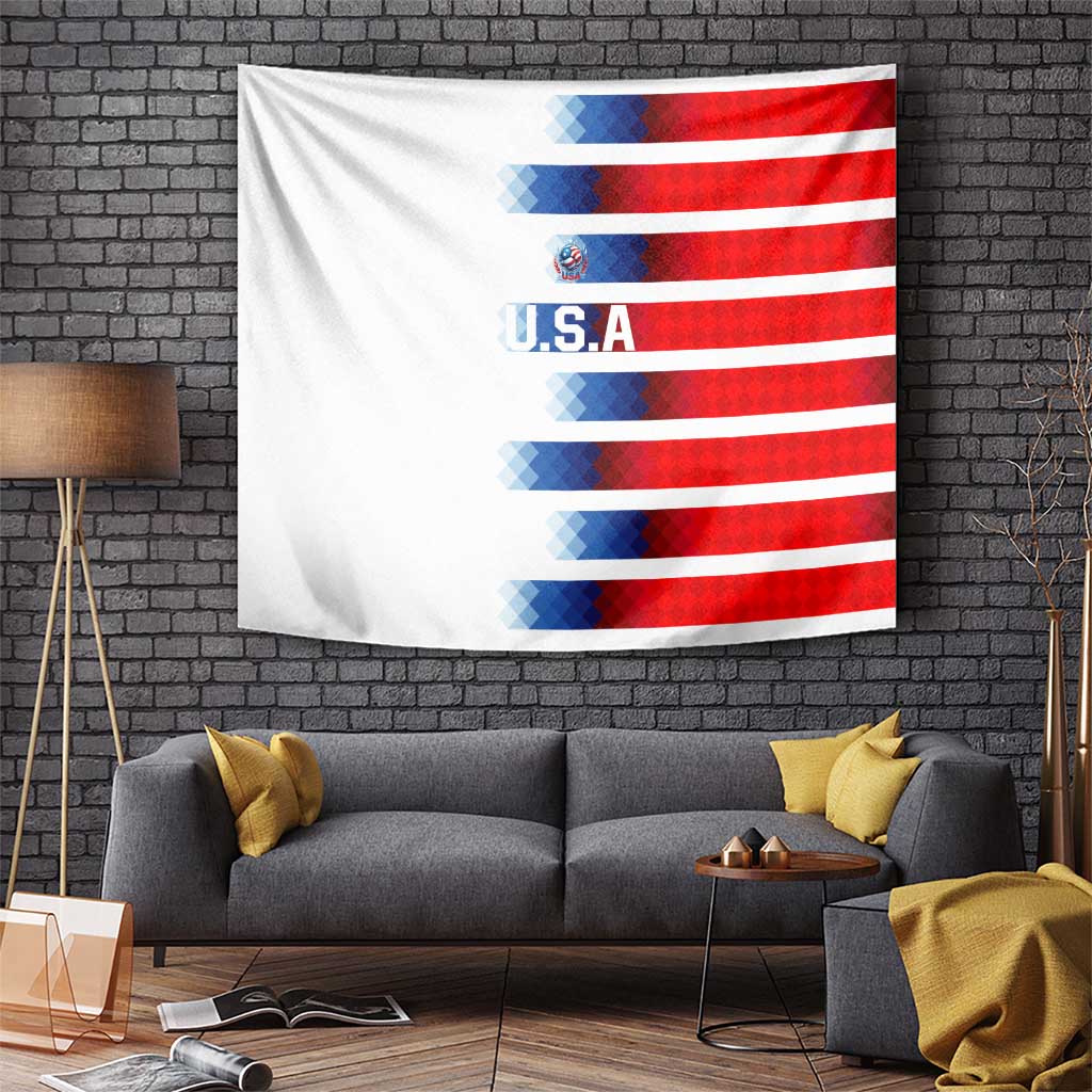 USA Soccer Tapestry Summer Paris 2024 - Wonder Print Shop