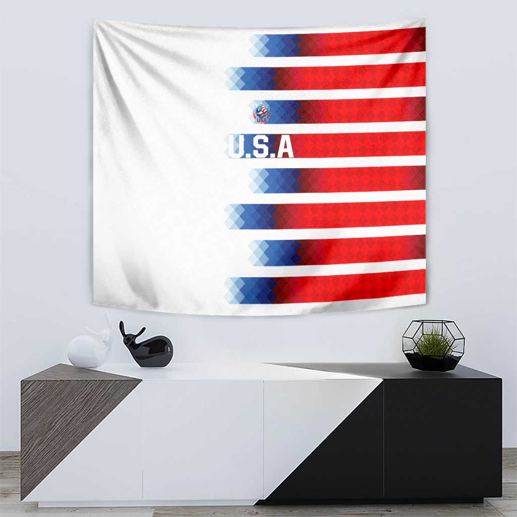 USA Soccer Tapestry Summer Paris 2024 - Wonder Print Shop