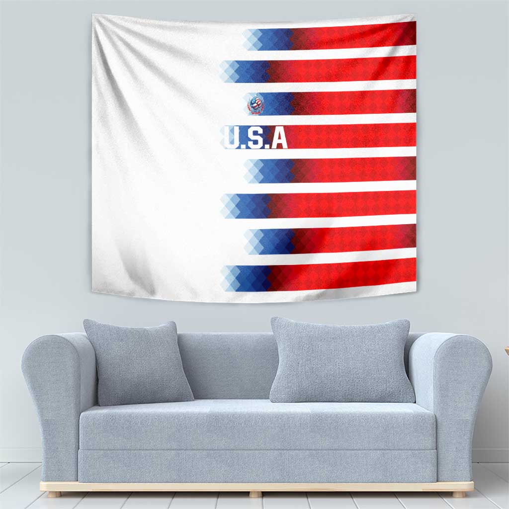 USA Soccer Tapestry Summer Paris 2024 - Wonder Print Shop