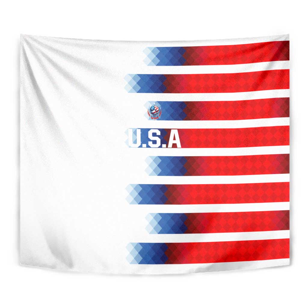 USA Soccer Tapestry Summer Paris 2024 - Wonder Print Shop