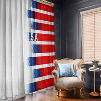 USA Soccer Window Curtain Summer Paris 2024 - Wonder Print Shop