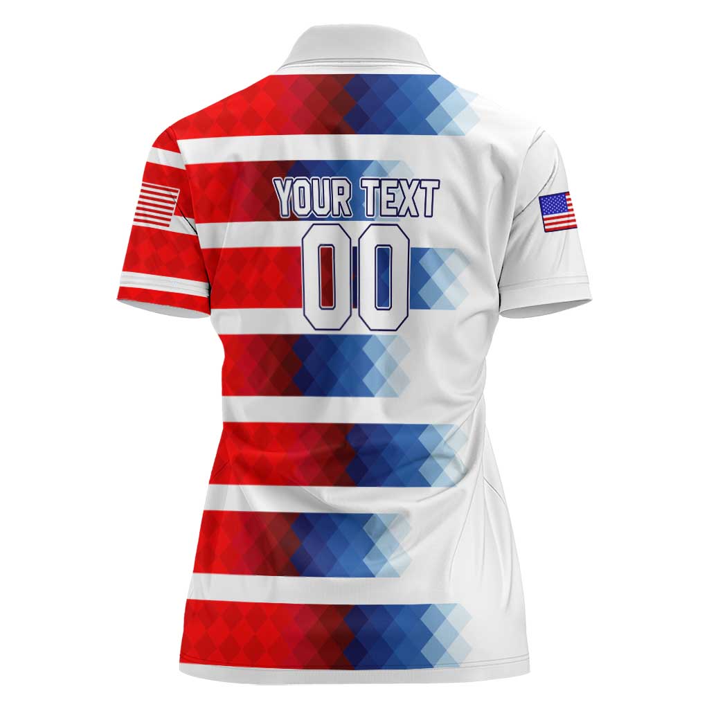 USA Soccer Women Polo Shirt Summer Paris 2024 - Wonder Print Shop