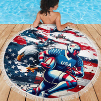USA Rugby Beach Blanket Summer Paris 2024 - Wonder Print Shop