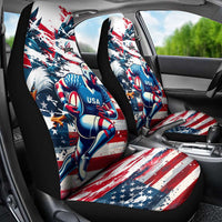 USA Rugby Car Seat Cover Summer Paris 2024 - Wonder Print Shop