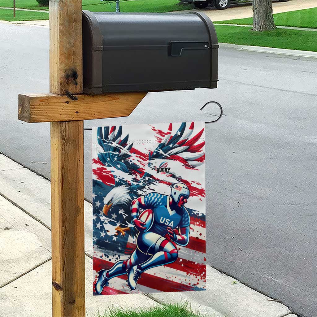 USA Rugby Garden Flag Summer Paris 2024 - Wonder Print Shop