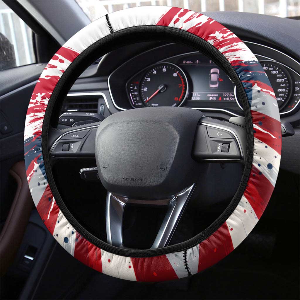 USA Rugby Steering Wheel Cover Summer Paris 2024 - Wonder Print Shop